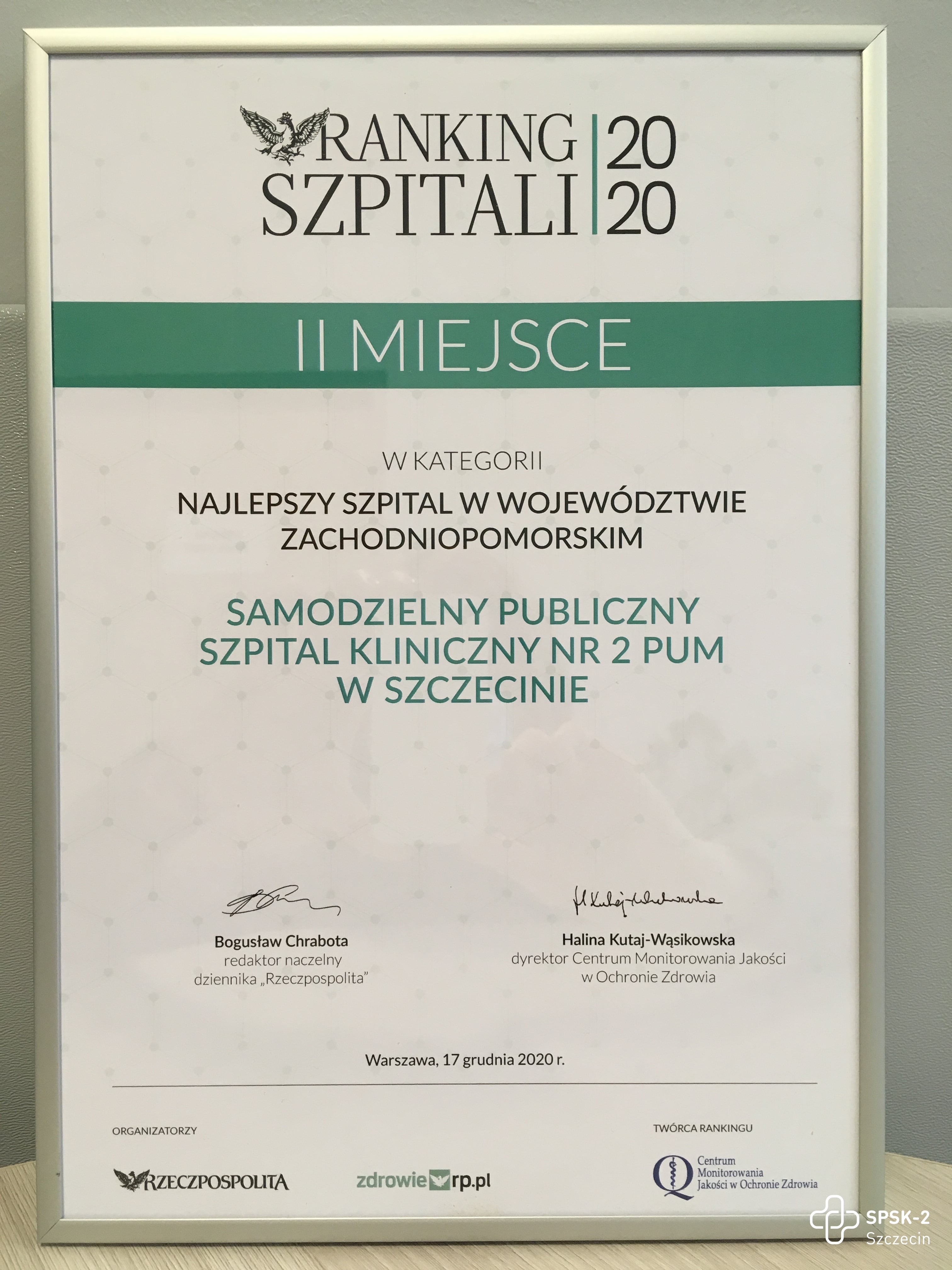 najlepszy szpital